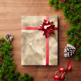 Papel De Presente Bonito Vidro Dourado Elegante