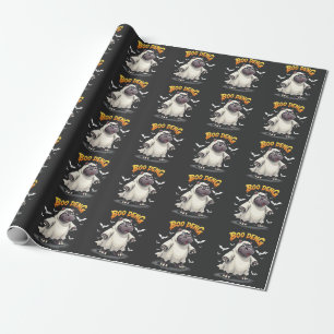 Papel De Presente Boo Deng Ghost Baby Pygmy Hippo Moo Deng Halloween