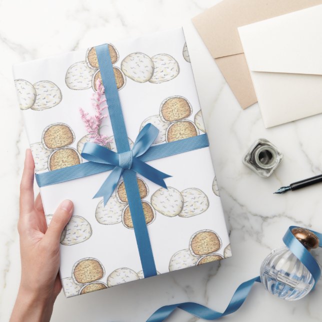 Papel De Presente Bookies Russos do Casamento Italiano Mexicano (Presentear)