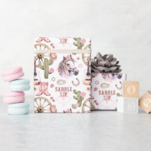 Boots and Horse Gift Wrap