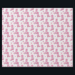 Papel De Presente Boots & Pearls, Moças Florais Ocidentais Rosa<br><div class="desc">Adicione um talento ocidental de vidro aos seus presentes com esta botas cor-de-rosa embrulhando papel! Com botas desenhadas à mão enfeitadas com pérolas, arcos e sotaques florais, este design chic e feminino é perfeito para chás de panela, festas de solteira, aniversários ou comemorações do país. Quer você esteja embrulhando presentes...</div>