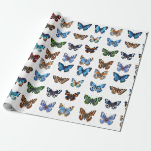 Papel De Presente Borboletas