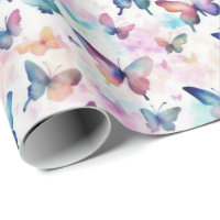 Borboletas de Aquarela: Beleza Flutuante