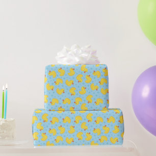 Papel De Presente Borracha Ducky Party Kids Baby