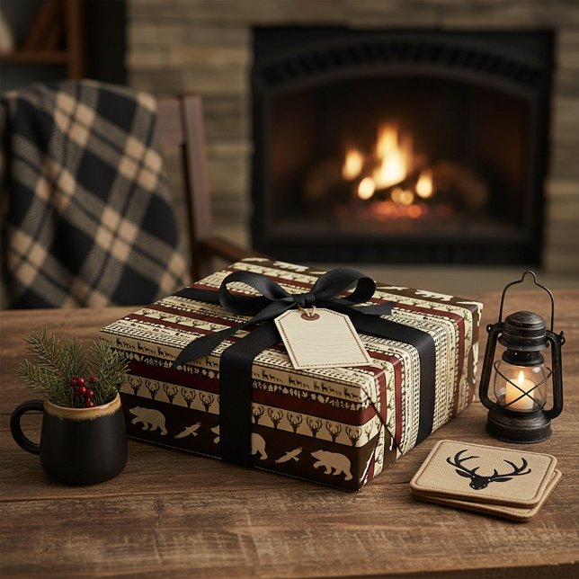 Papel De Presente Bosques de outono (Criador carregado)