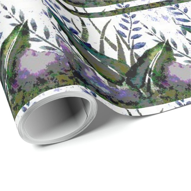 Papel De Presente Botânica (Ponta do rolo)