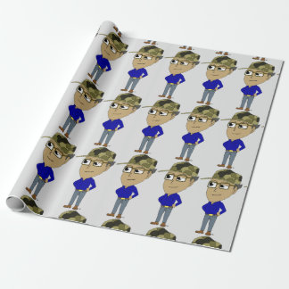 Papel De Presente botão chibi