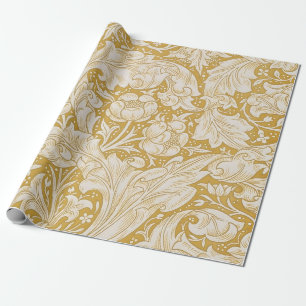 Papel De Presente Botão de Solteiro Flor Clássica de William Morris