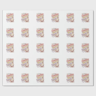 Papel De Presente Botas de Cowboy Unicórnio Caprichoso Zazzle Desi