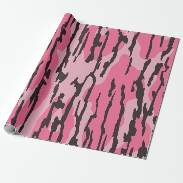 Papel De Presente Bottomland camo rosa bottomland Camo (Desenrolado)