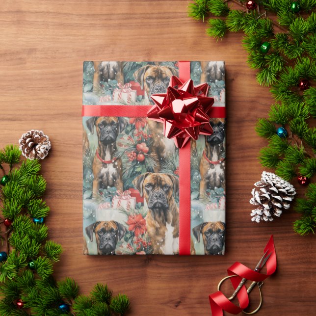 Papel De Presente Boxer Christmas (Presente de Natal)