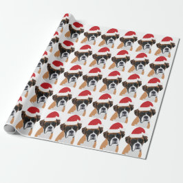 Papel De Presente Boxer Natal