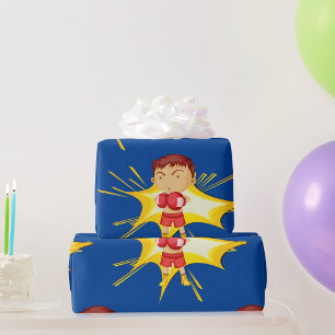 Papel De Presente Boxing Boy