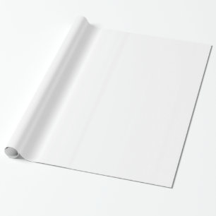 Papel De Presente Branco sólido
