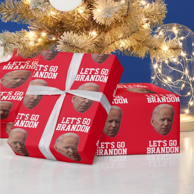 PAPEL DE PRESENTE BRANDON BIDEN CHRISTMAS WRAPPER (Feriados)