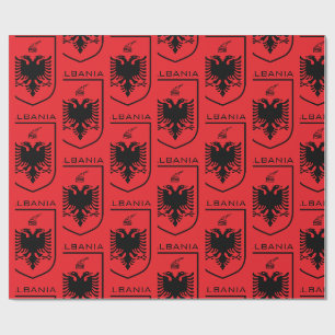 Papel De Presente Brasão de Armas Nacional da Albânia Heritage Ink