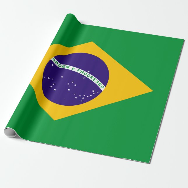 Papel De Presente Brasil (Desenrolado)