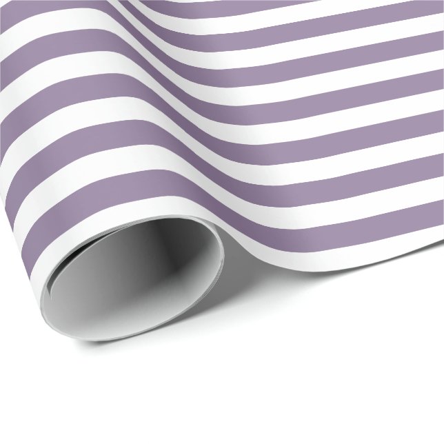 Papel De Presente Breves Mínimas Simples de Lavanda Aniversário (Ponta do rolo)