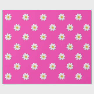 Papel De Presente Bright Daisy Wrapping Paper