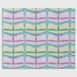 Papel De Presente Bright Springtime Chevron Shibori 