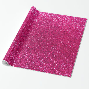 Papel De Presente Brilho de néon do rosa quente