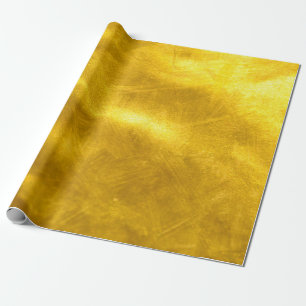 Papel De Presente Brilho Dourado oxidado - textura dourada luxuosa