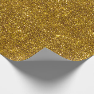 Papel De Presente Brilho metálico da faísca do brilho Dourado escuro