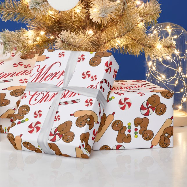 Papel De Presente Brincadeira de Natal (Feriados)