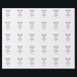 Papel De Presente Brinde à futura Sra. adicione o nome da noiva dood<br><div class="desc">design</div>