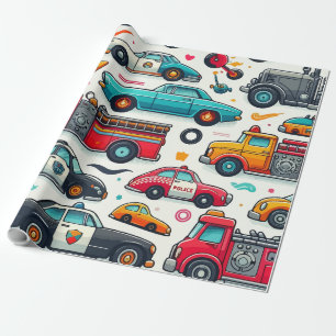 Papel De Presente Brinquedos de carros
