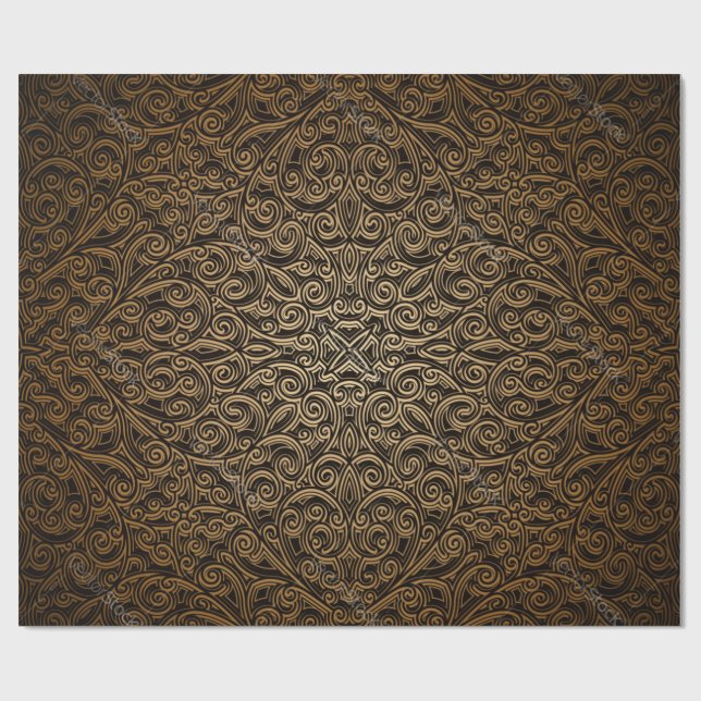 Papel De Presente Brocade pattern (Aberto)