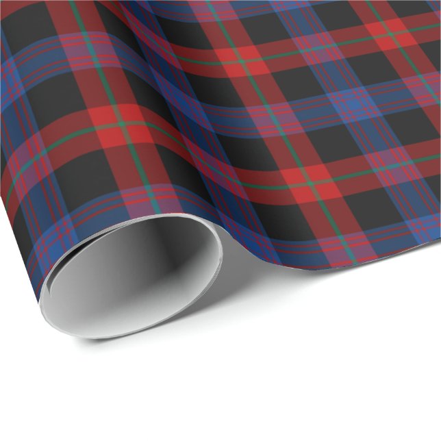 Papel De Presente Brown Clan Tartan (Ponta do rolo)