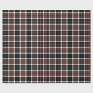 Papel De Presente Brown Plaid Wrapping Paper