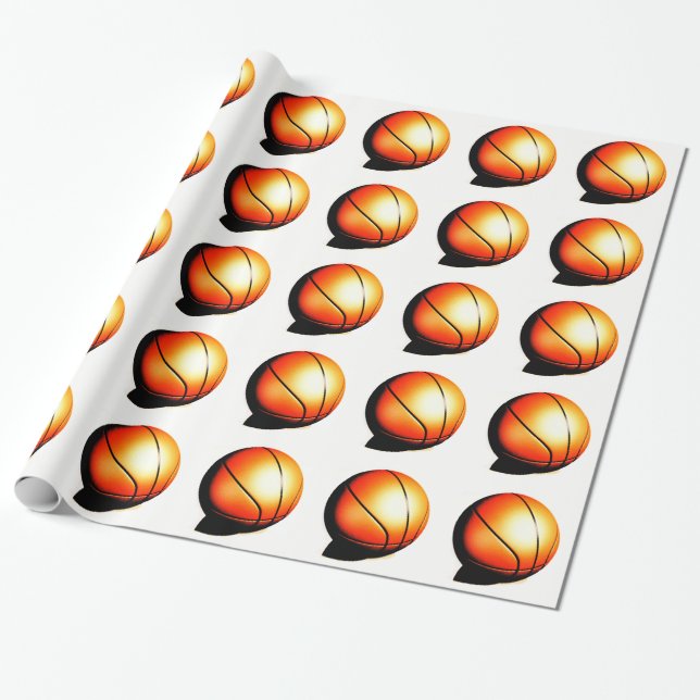 Papel De Presente Bsketball (Desenrolado)