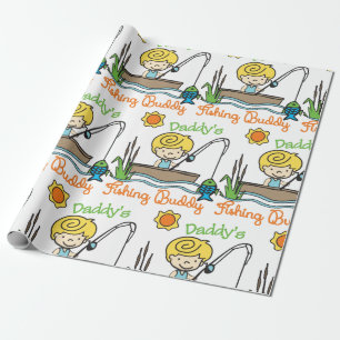 Papel De Presente Buddy de Pesca