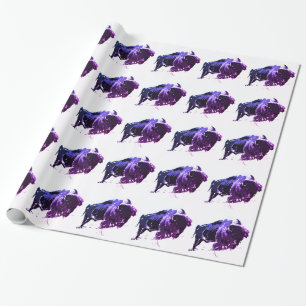 Papel De Presente Buffalo Bison