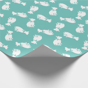Papel De Presente Bull Terrier Dog Puppy