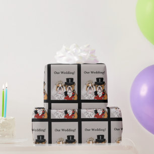 Papel De Presente Bulldog