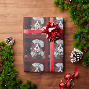 Papel De Presente Bulldog 