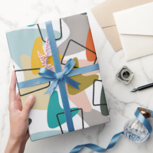 Papel De Presente Bumerangas e Corks