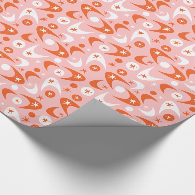 Papel De Presente Bumerangues Retrô (Ponta)