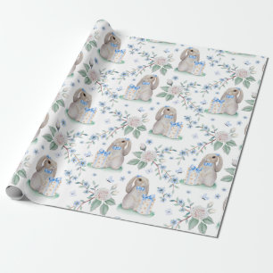 Papel De Presente Bunnies Adoráveis