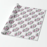 Papel De Presente Buquê rosa rosa rosa<br><div class="desc">Um delicado buquê de rosas cor-de-rosa vai iluminar o dia de qualquer um.</div>