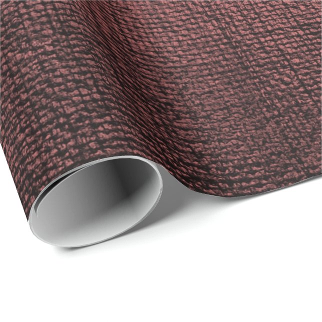 Papel De Presente Burgundy Maroon Black Metallic Brussel Vip (Ponta do rolo)