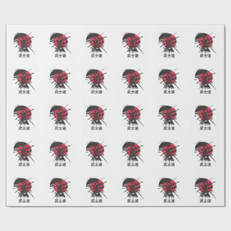 Papel De Presente Bushido Spirit: Samurai Warrior Aesthetic