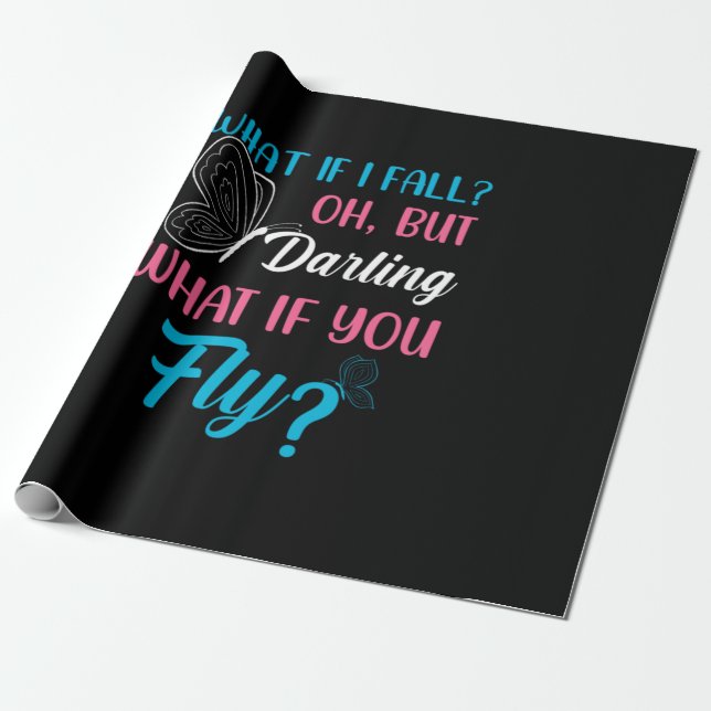 Papel De Presente Butterfly Gift | What If You Fly (Desenrolado)