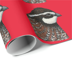 Papel De Presente Cabeçalho Bobwhite