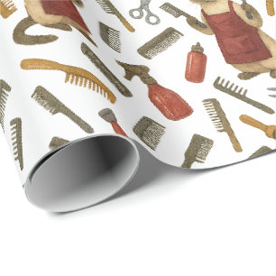 Papel De Presente Cabeleireiro de Gatos Pet Grooming para amantes de