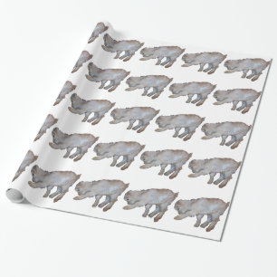 Papel De Presente Cabra do bebê de Pawing Tan