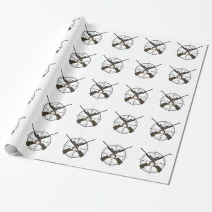 Papel De Presente Caça do rifle de atirador furtivo dos Crosshairs